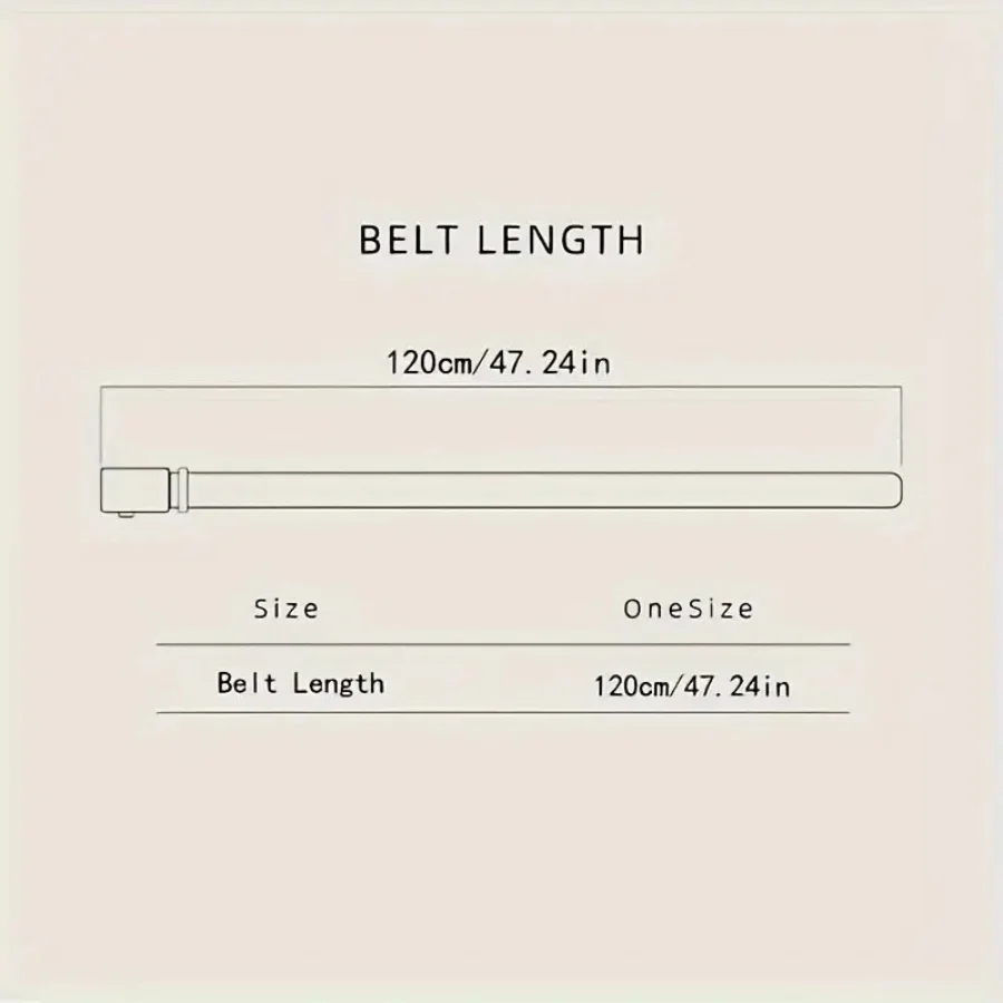 Business Men's t Letter Alloy Smooth Buckle Belt Fashionable Casual Litchi Grain Leather Belt for Daily Work Holiday Parties