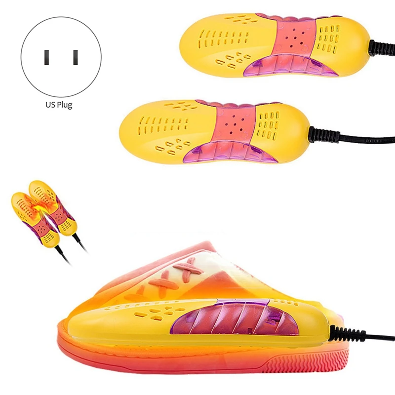 Elektrische Schuh trockner Fuß schutz Stiefel Geruch Deodorant ent feuchten Gerät schnelle tragbare Schuhe Trockner Heizung uns Stecker