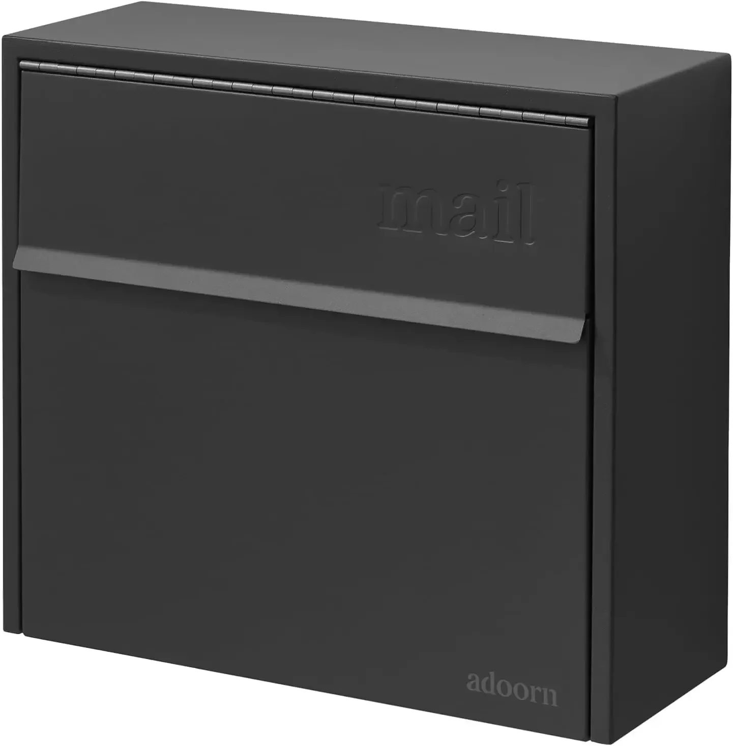 Wall Mount Mailbox - Small, Anti-Theft Locking Mailbox, Weatherproof Mailboxes for Outside The House, 13.5