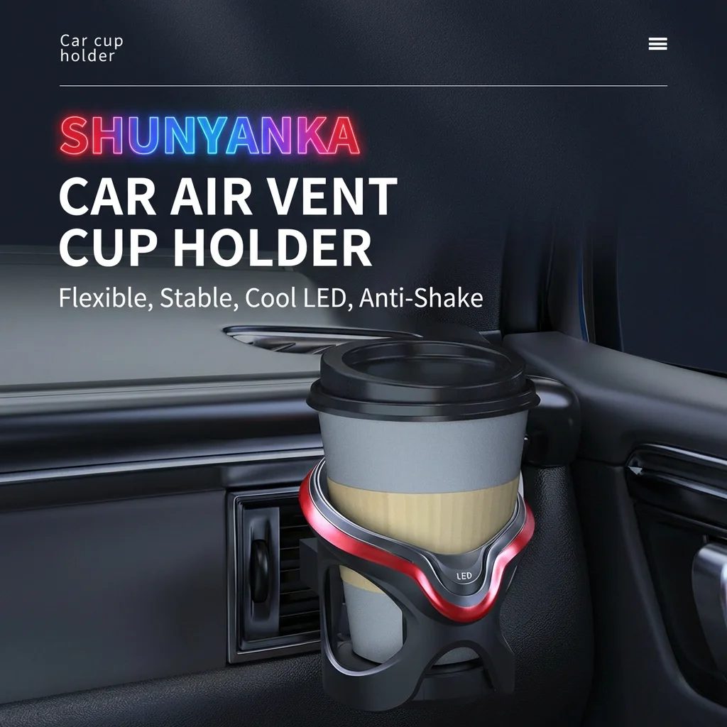Car Cup Holder With…