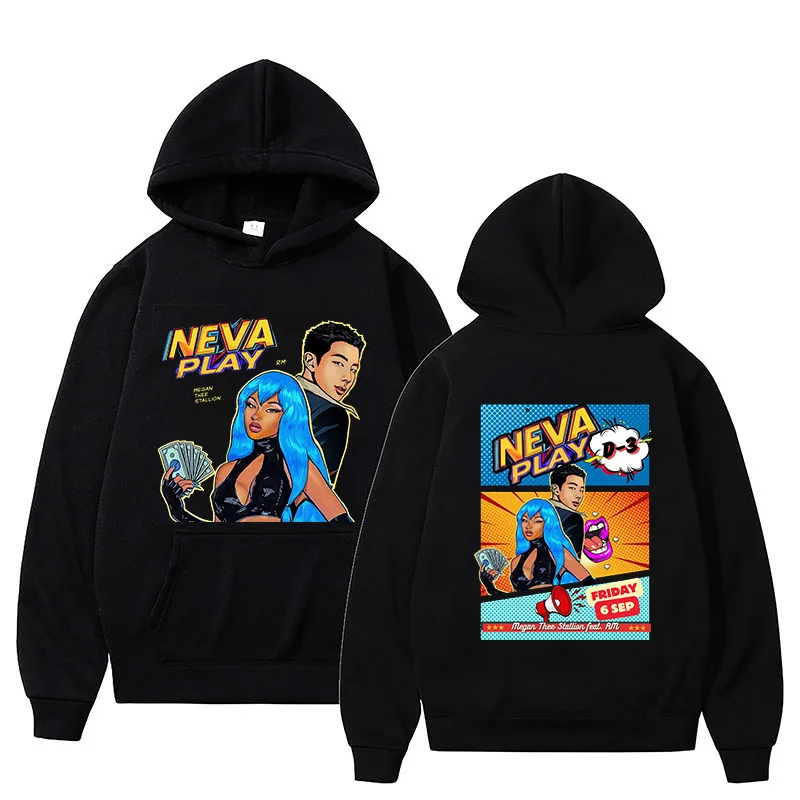 

Megan Thee Stallion Neva Playd Hoodie 2024 Fashion Men/Women Harajuku Hip Hop Hoodies Unisex Autumn Winter Vintage Pullovers