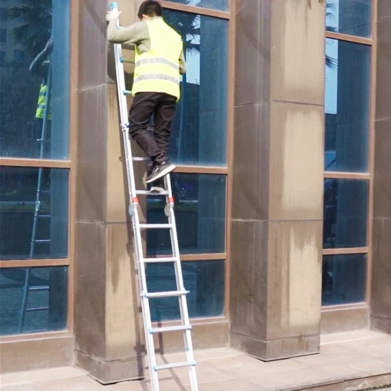 Little Giant Multifunctional Telescopic Ladder, Herringbone Ladder, Aluminum Alloy Engineering Lifting Portable Folding Ladder