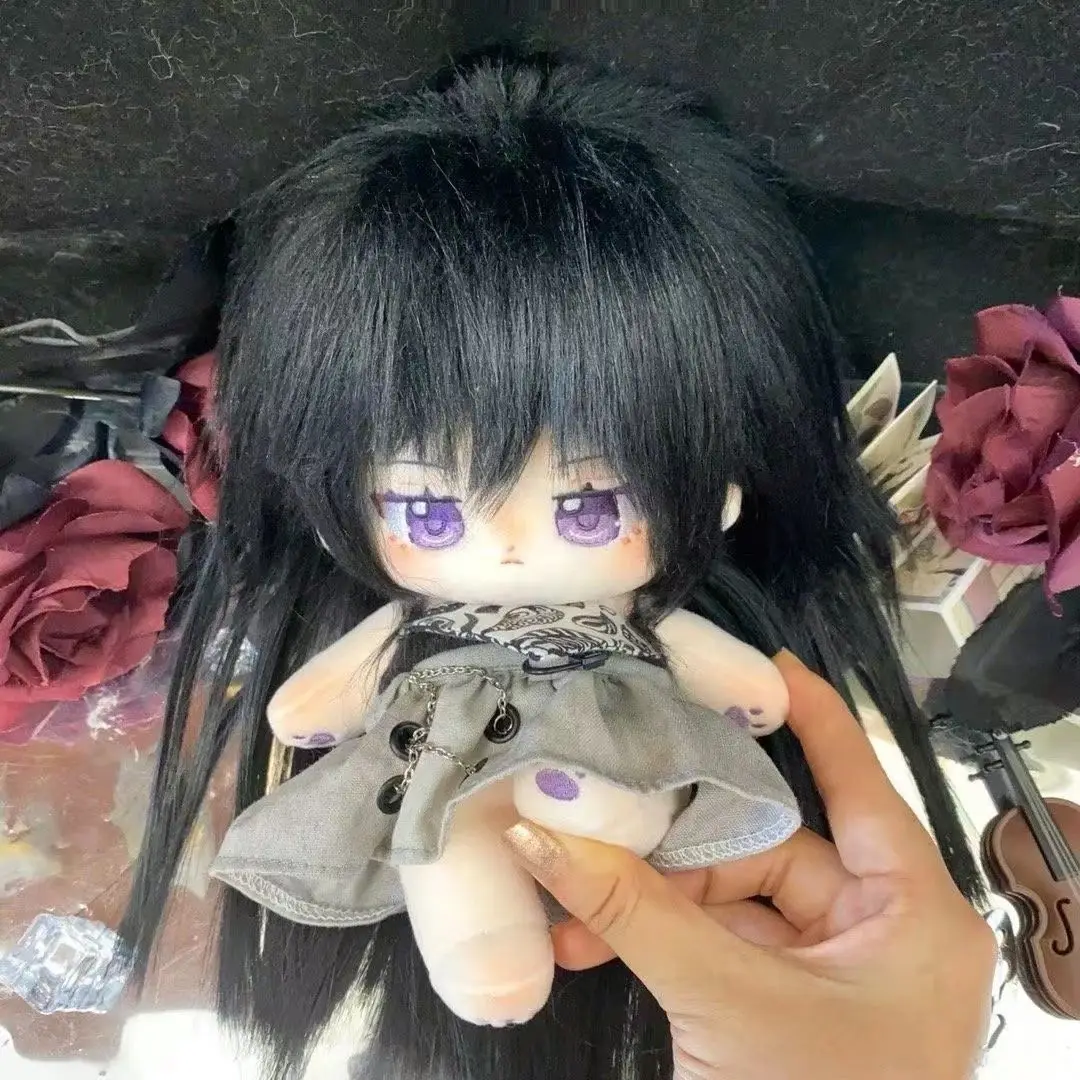 Pluszowa lalka 20 cm z anime Puella Magi Madoka Magica, Homura Akemi, miękka zabawka do przebierania, bawełniana, prezent dla dziecka