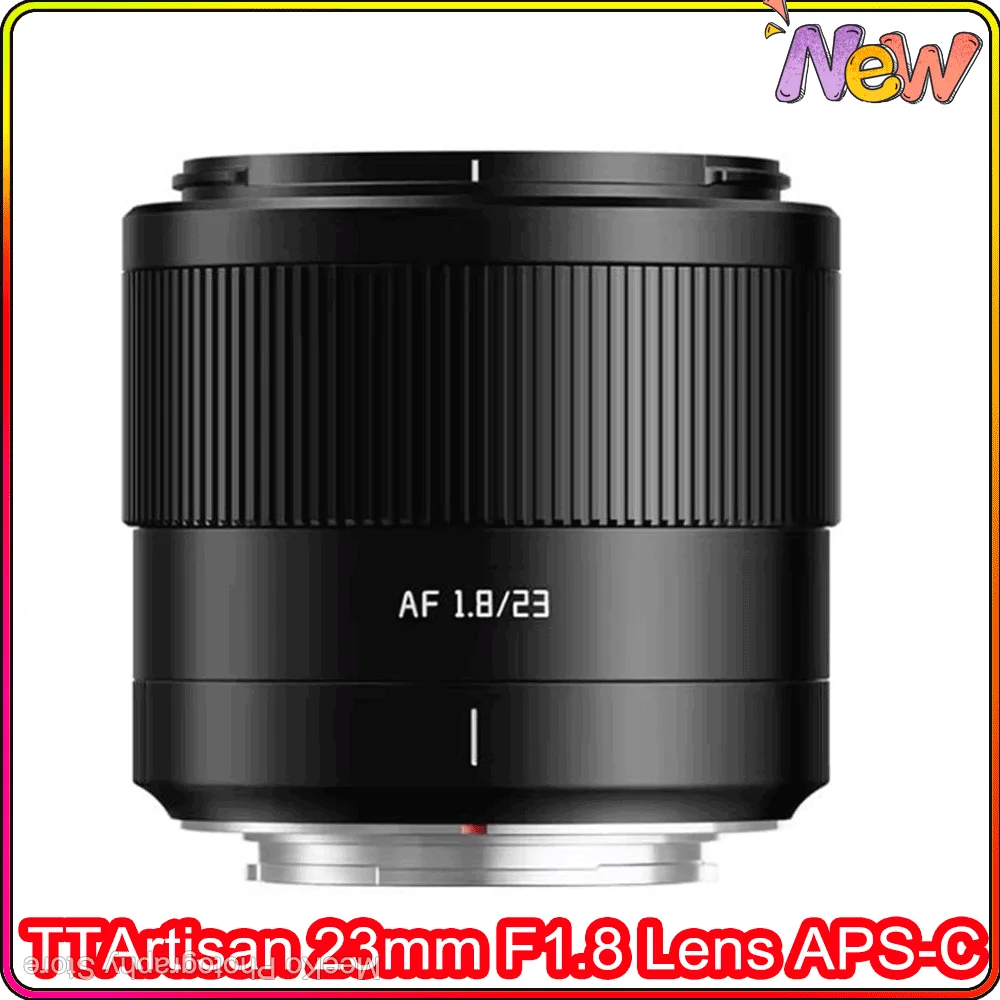 TTArtisan 23mm F1.8 Auto Focus prime digital camara fotografica lens for Fujifilm X XF X-E4 X-S20 XM5 X-H2S XT30 X-T200 X-A7