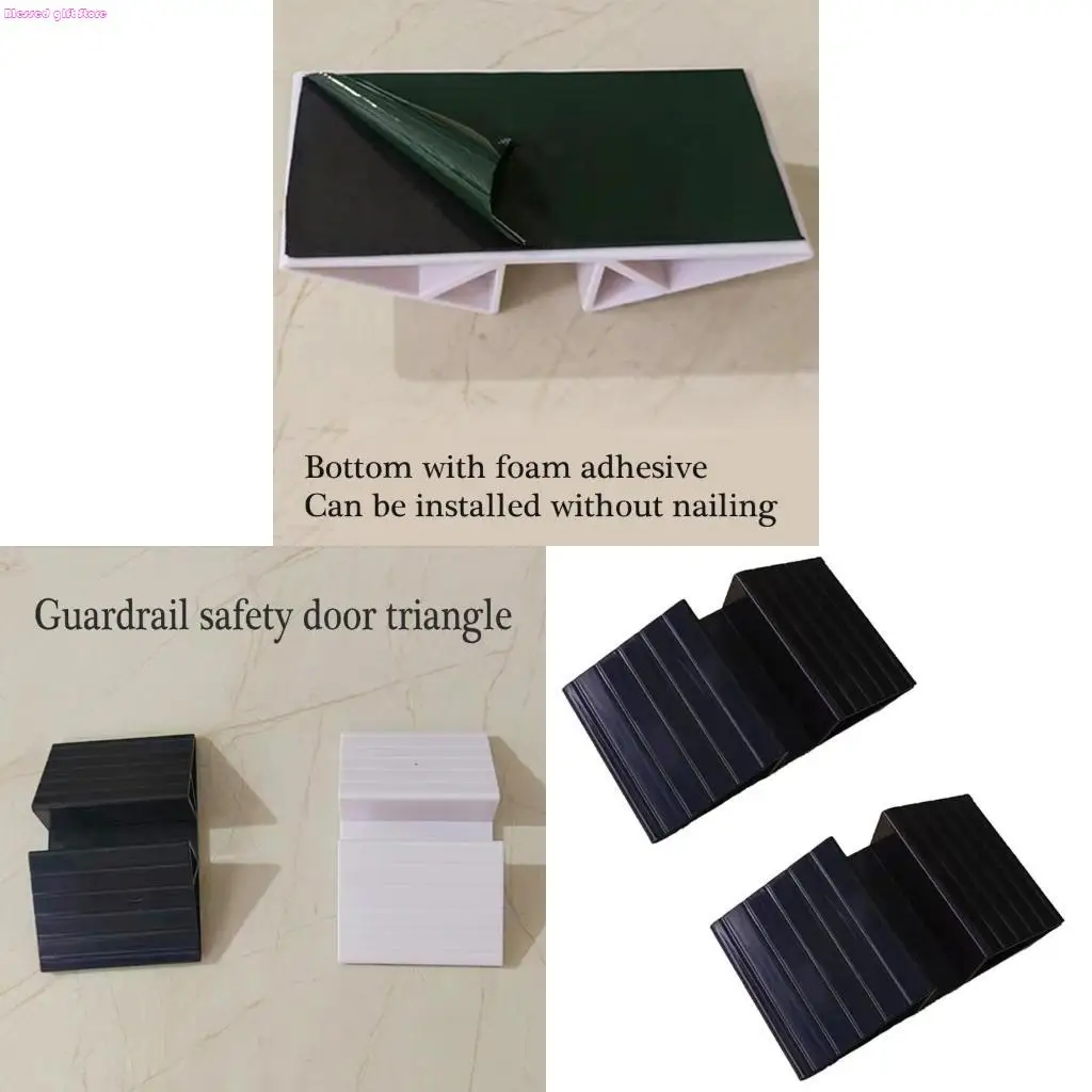 

D0JC 2 шт. забор для ворот для домашних животных, опорные ножки, треугольные изоляционные аксессуары для армирования забора, для