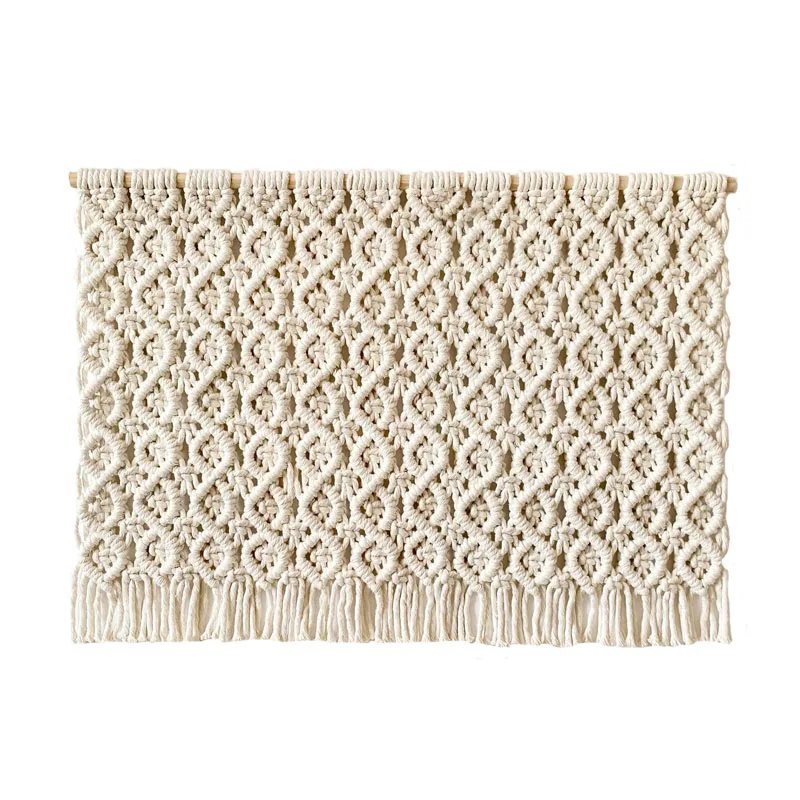 Nordic Macrame Power Box Cover, Wall Hanging Electrical Panel Concealer, Handmade Wall Art, Home Entryway Decoration