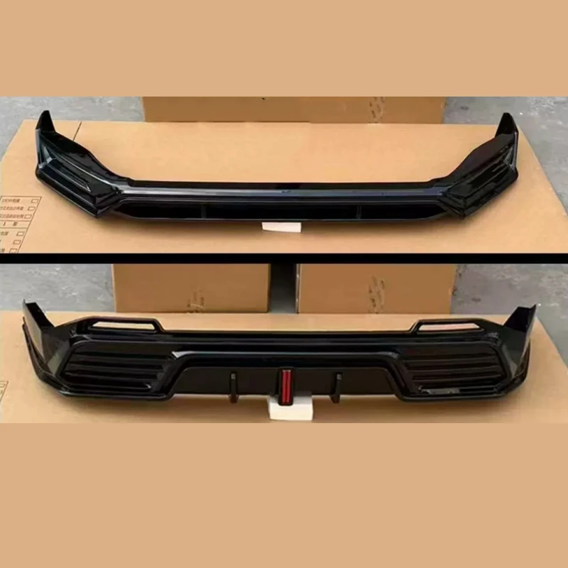 For Toyota rav4 2026 Modified New Style Front Lip Rear Lip Glossy Black Body Kit Surround Car Accessories
