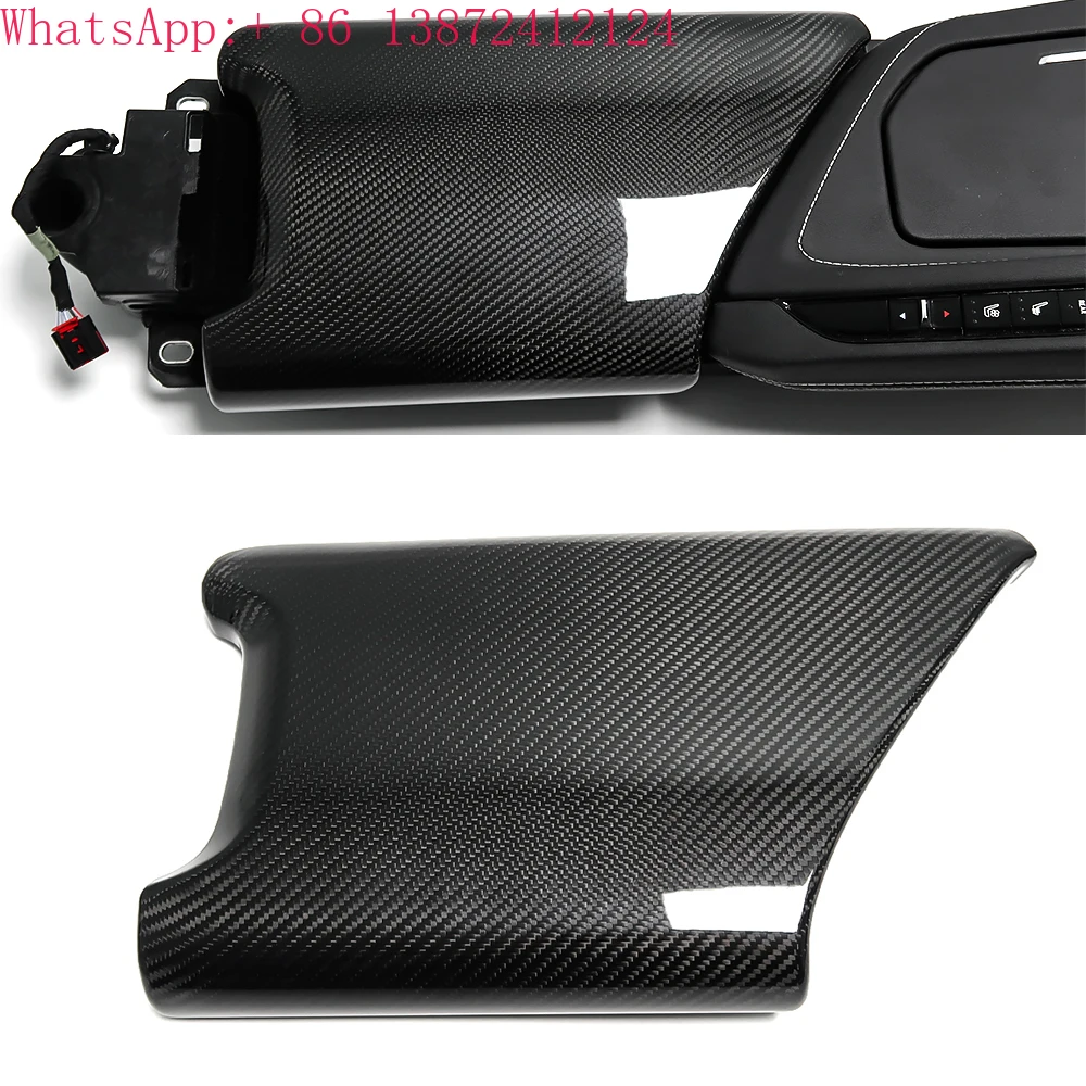 

Real Carbon Fiber Interior Center Console Arm Rest Panel Cover Trim for Chevrolet Corvette C8 Z06 Z51 Stingray Coupe Convertible