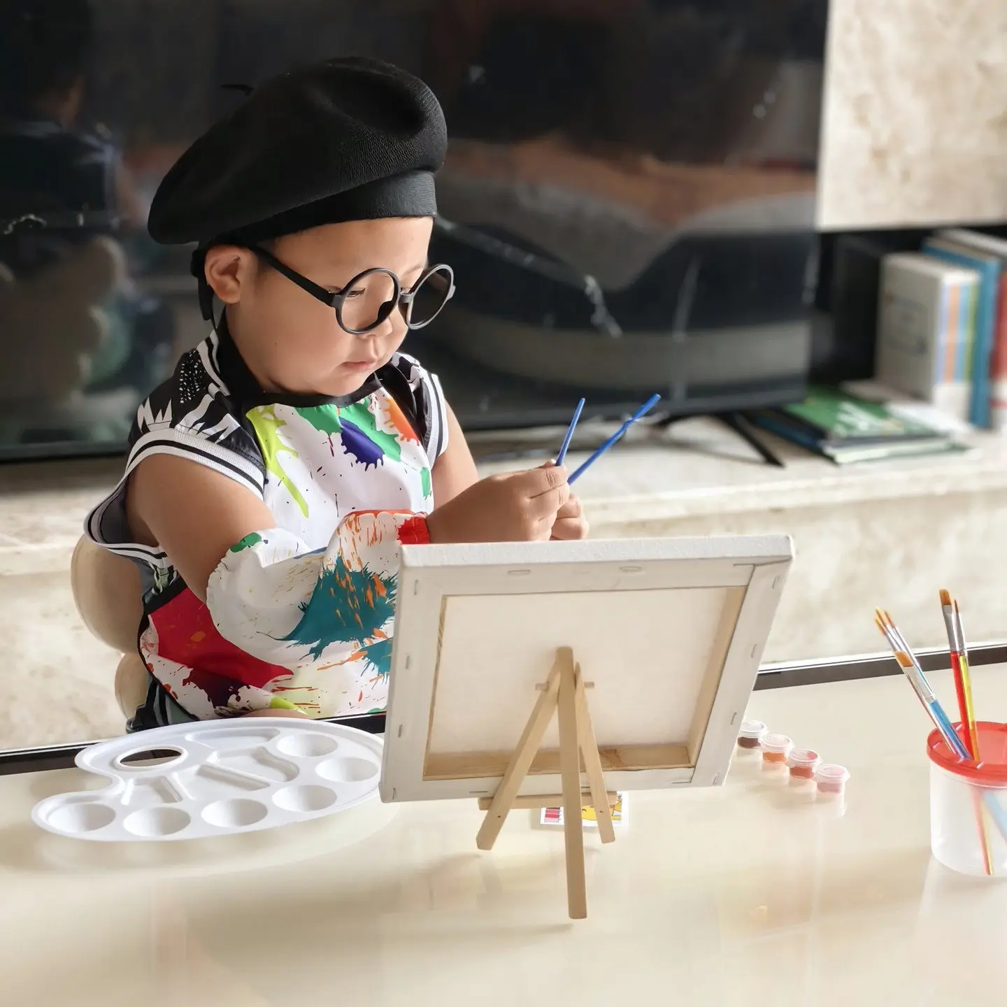 Set da Pittore per Bambini, Costume per Giochi di Ruolo di Halloween, Attività di Cosplay per la Festa dei Bambini e Spettacoli Teatrali