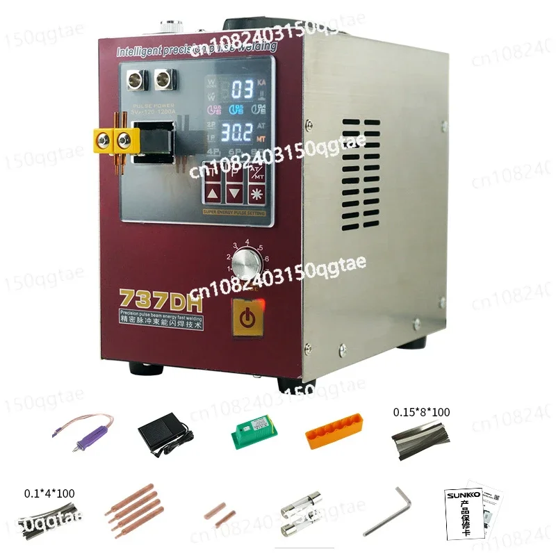 737DH New Upgrade Induction Delay Spot Welder for 18650 Battery 4.3KW High Power Automatic Pulse Spot Welding Machine