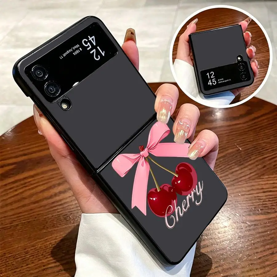 Back Phone Cover Funda Case for Samsung Galaxy Z Flip 8 Z Flip 7 6 5 4 3 Flip5 Flip3 Z Fold 8 7 6 5 4 3 Flip4 Flip7 FE Flip6
