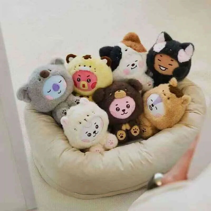 

New Cute Zoo Cosplay Sitting Plush Doll Soft Stuffed Cartoon Toy Anime Periphery For Fans Home Decoration Collection Gift