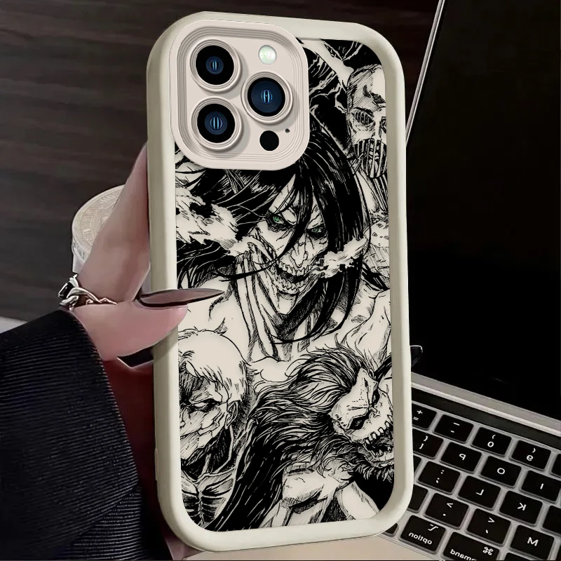 حافظة لهاتف آيفون 16 16E 15 14 13 12 11 Pro Max X XS X S Max XR SE 2020 SE4 7 8 غطاء مقاوم للصدمات