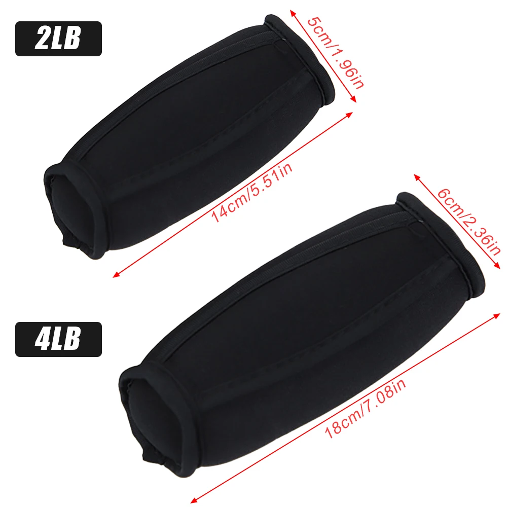 Juego de pesas de mano de 2 uds, juego de pesas para caminar con mancuernas suaves portátiles, pesas de mano suaves universales Unisex de 2/4 libras para caminar y hacer ejercicio