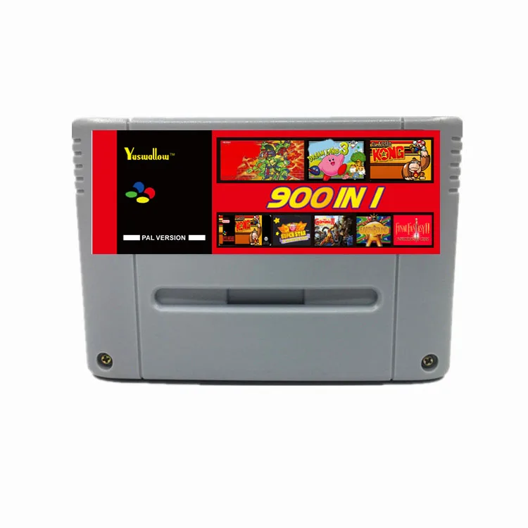 Игровая карта Remix 900 в 1 для 16-битной игровой консоли, поддержка всех консолей США/Европы/Японии