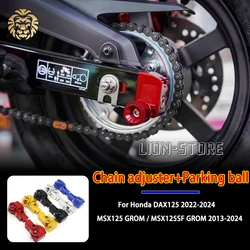 Para Honda MSX125 GROM MSX125SF GROM DAX 125 MSX 125 SF 2013 2015 2018 2020 2022 2024 ajustador de cadena accesorios de motocicleta