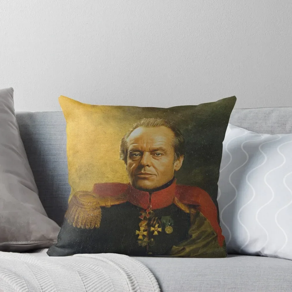 Jack Nicholson - replaceface Throw Pillow Rectangular Cushion Cover Embroidered Cushion Cover Pillowcase pillow