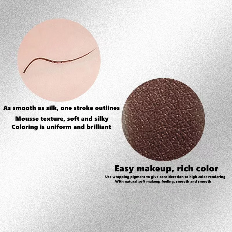 1 szt. Wodoodporne czarne kredki do eyelinera - odporne na rozmazywanie, długotrwały i przyjazny dla początkujących makijaż oczu