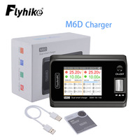 ToolkitRC M6D 500W 15A DC Dual Channel MINI Smart Charger Discharger For 1-6S Lipo Battery FPV Model Spare M8