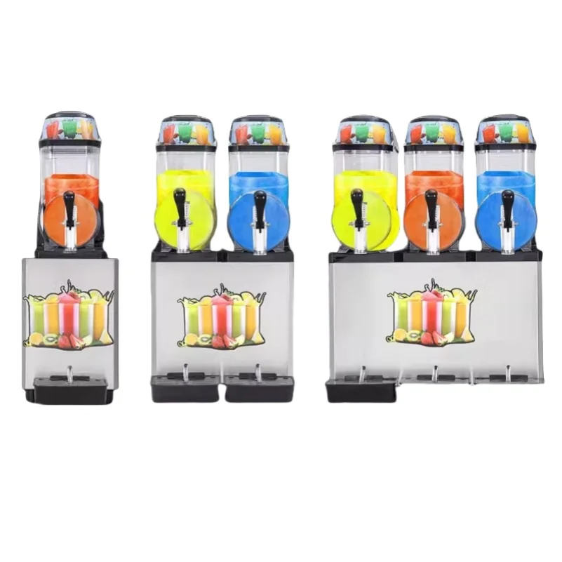 Efficient Double Sluch Machine for Crafting Chilled Beverage & Wine Slushes