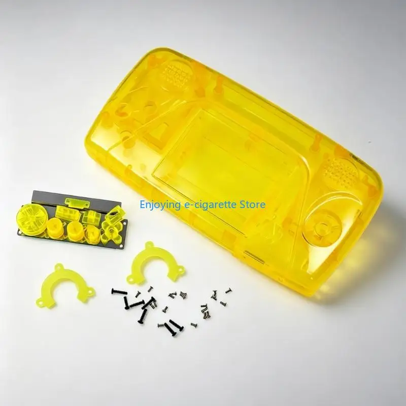 ABS Housing Parts With Button for Handheld Game Device Repair Work and Exterior Shell Change for DIY Users Y4QF