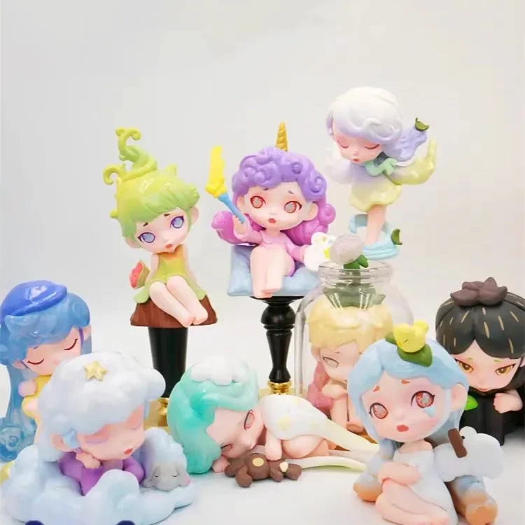 

Cute Anime Figure Gift Surprise Box Original Laura Mood Color Series Blind Box Toys Model Confirm Style