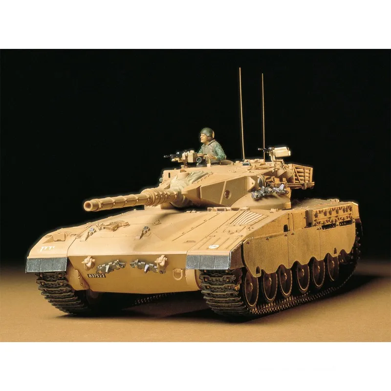 Tamiya 35127 1/35 Scale Merkava  Israeli Main Battle Tank Military Hobby Toy Plastic Model Building Assembly Kit Gift