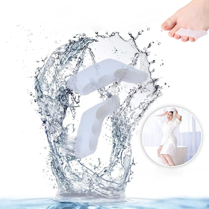 

1Pair Gel Little Pinky Toe Brace Valgus Corrector Separators Spacer Straightener Foot Care Tool