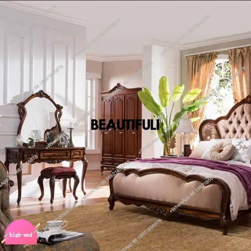 

Роскошный комод в скандинавском стиле Eithe Girl, коричневый деревянный женский туалетный столик для отеля, зеркало для хранения, современная мебель Comoda Para Quarto