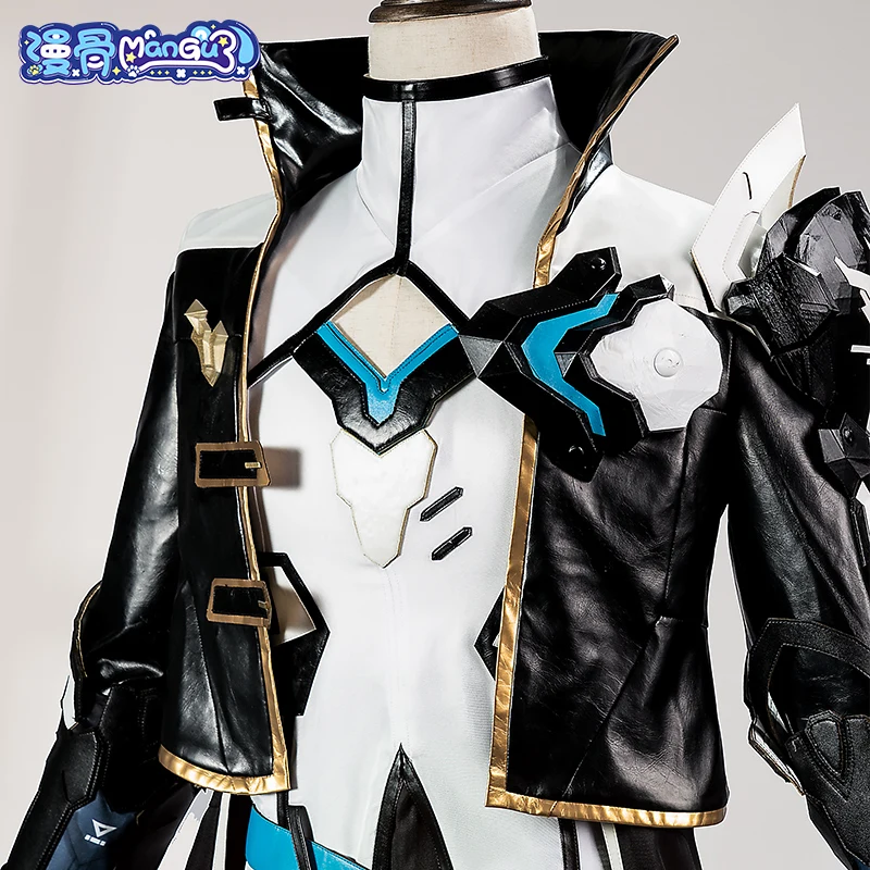 Game Honkai Impact 3 Kevin Kaslana Cosplay Costumes Wig Shoes Men Coat Trench Pants Uniform Halloween Party Carnival Outfits