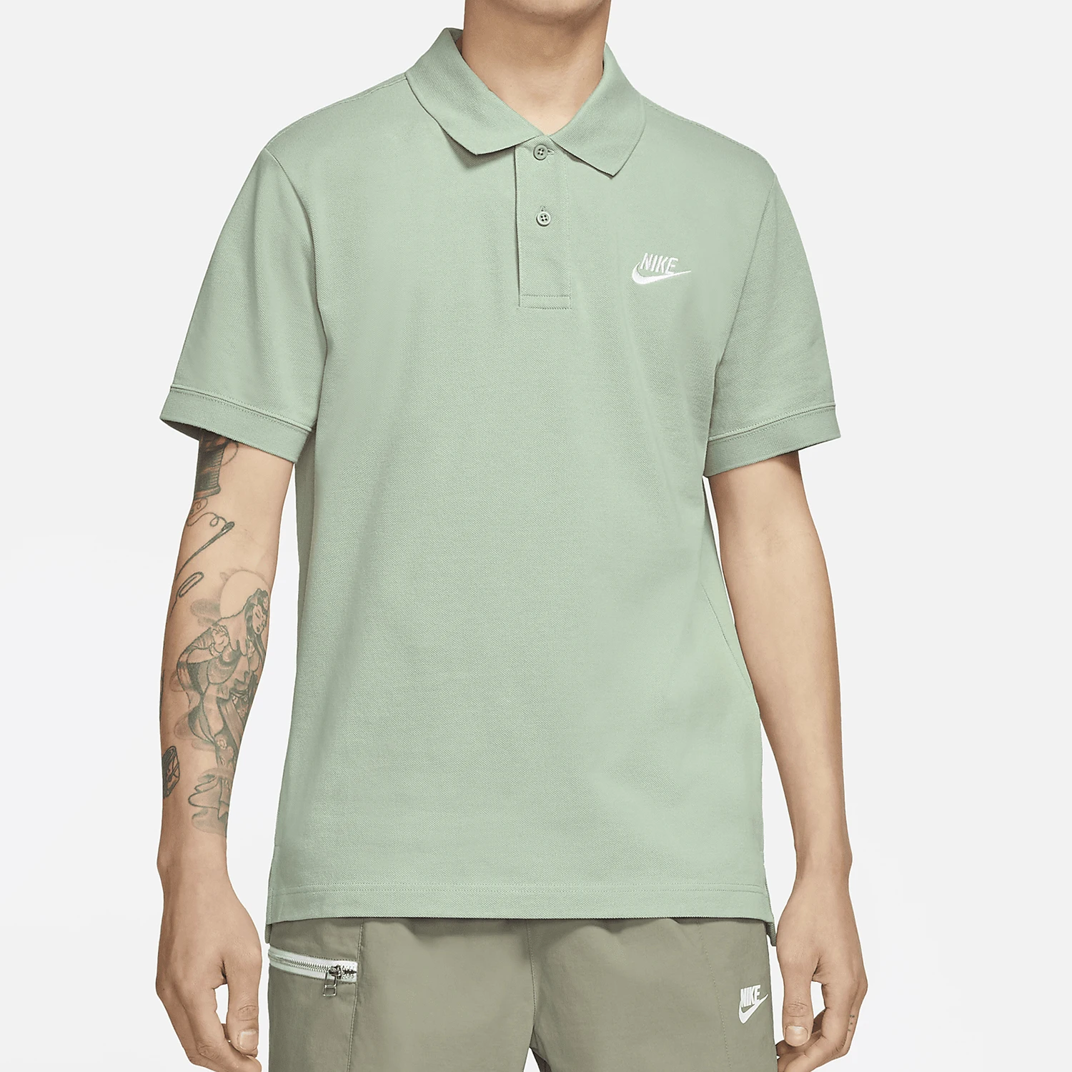 

Мужская повседневная рубашка поло с воротником Nike, оригинальная спортивная одежда CJ4457-006