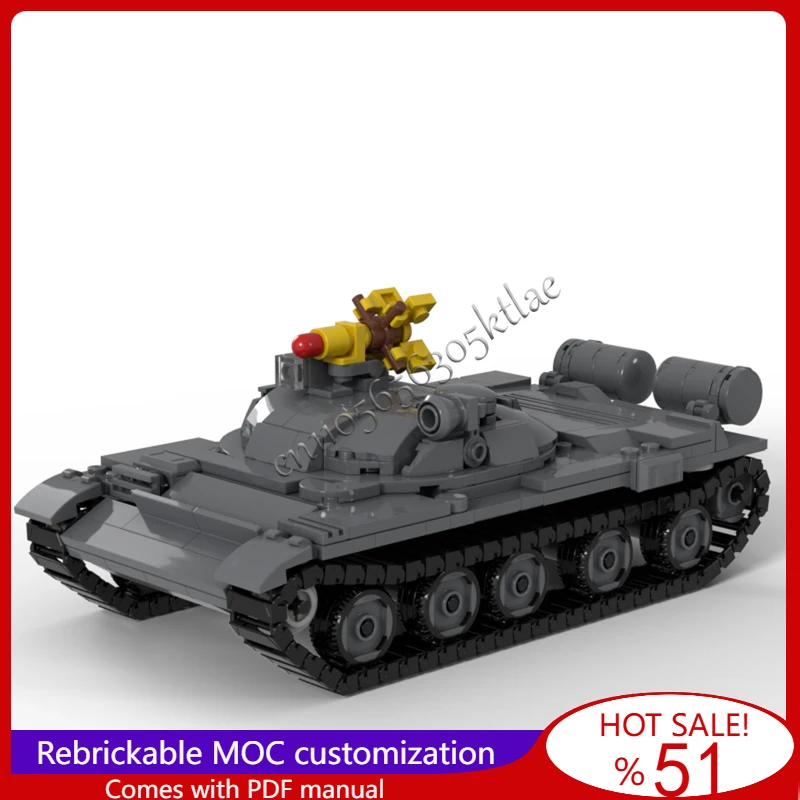 492 Elementy IT 1 Model Niszczyciela Czołgów MOC Klocki Konstrukcyjne Kreatywne Zabawki DIY Do Składania Dla Dzieci Prezent Urodzinowy Niespodzianka