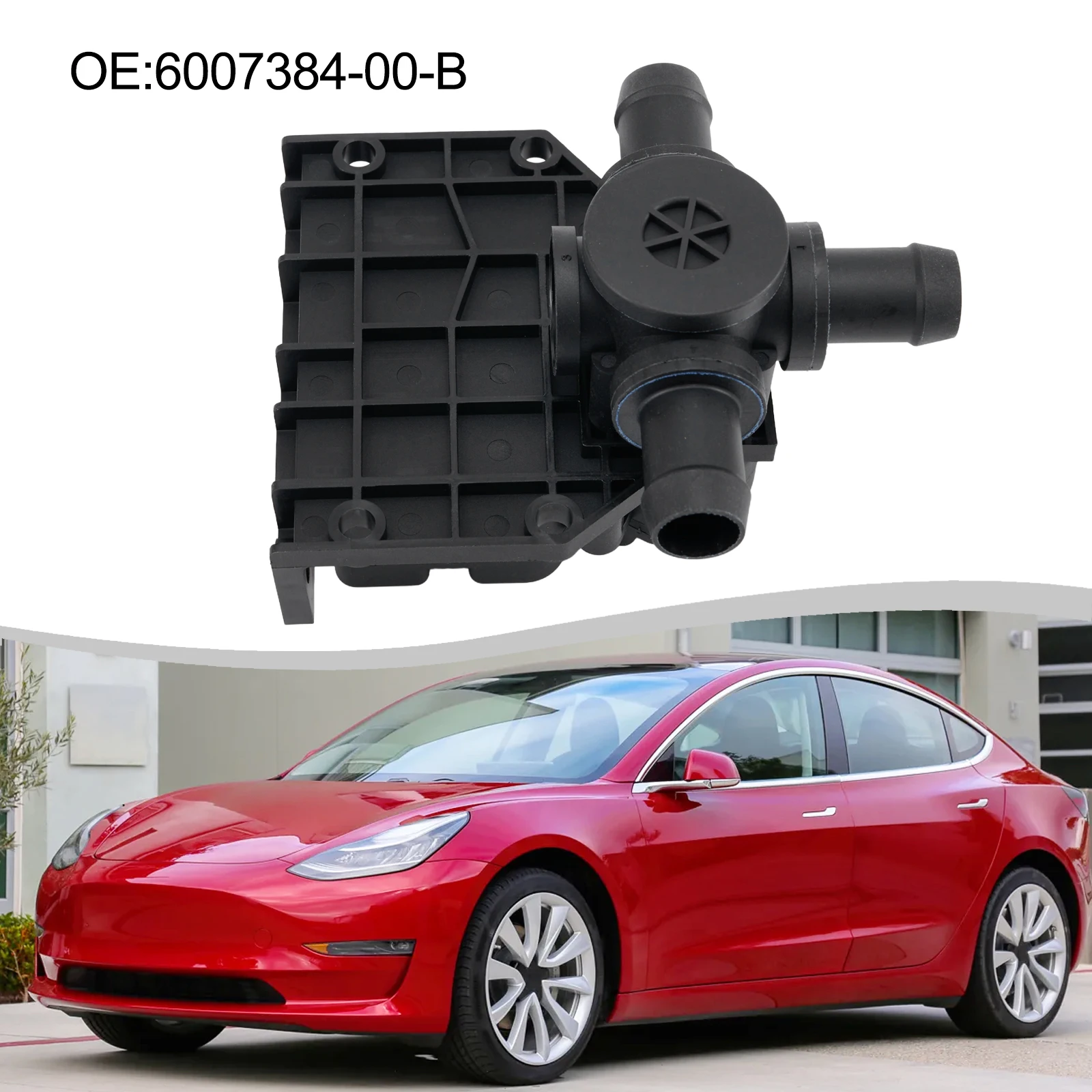 

Threeway Cooling System Control Valve Suitable for Tesla For Models S and X Reliable Replacement Part Number 600738400B