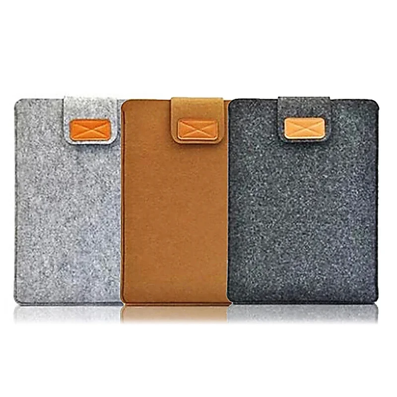 11 13 15 inch Laptop Sleeve Felt Ultralight Notebook Tablet Pad Case Multi-pocket Pouch Bag Briefcases for Apple Macbook/ Lenovo