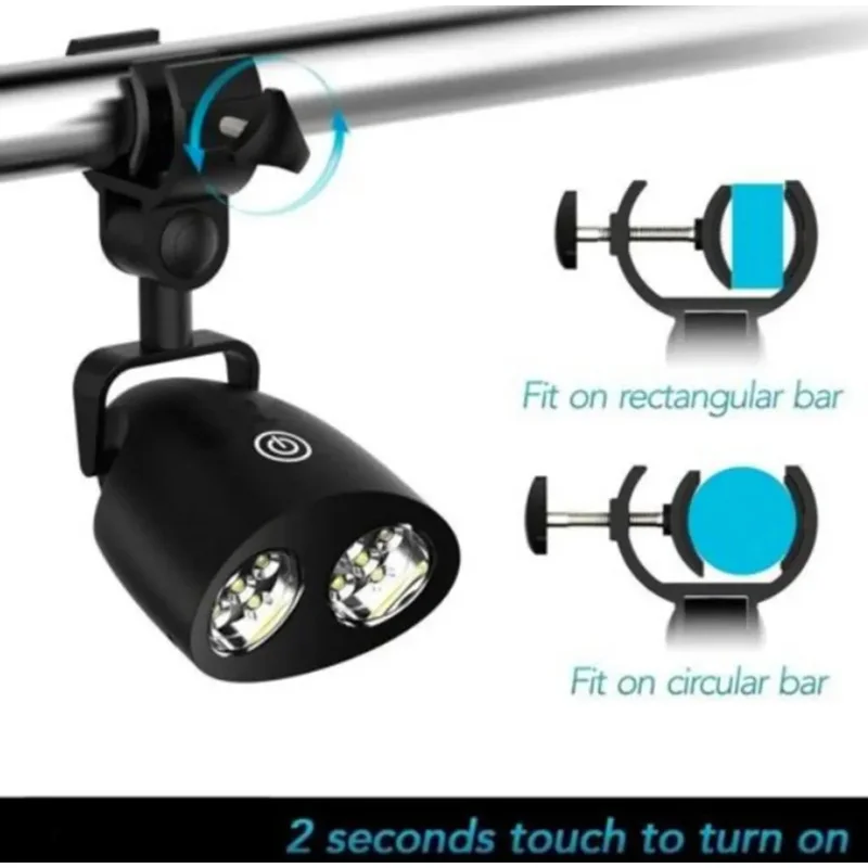 Portable Grill Bbq Lights Led Smart Touch Lighting Heat Resistant Waterproof Camping Night Equipment Lamp Bbq Camp Accessories