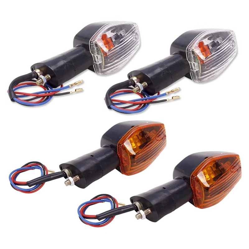 

1pair Motorcycle Turn Signal Lights Signal Lamp Indicator Blinker Front Rear Amber Light For HONDA CB400 VTEC3 CBR600 F5/CBR1000