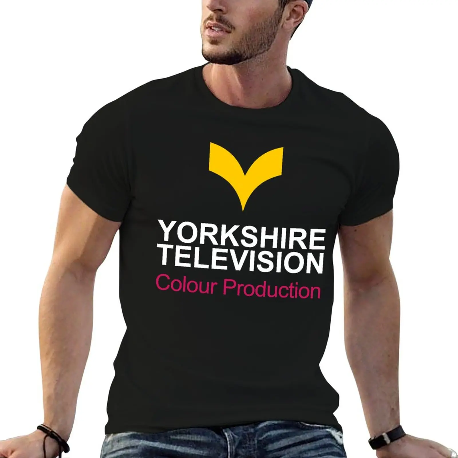 

Best price yorkshire television logo classic t shirt T-Shirt t shirt man cotton T-Shirt
