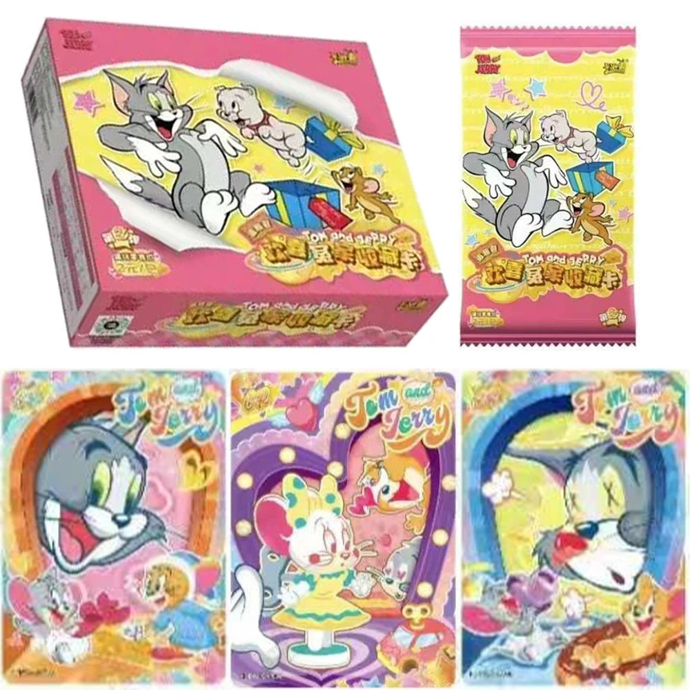 

KAYOU Genuine Tom and Jerry Card Happy Enemies Fun Pack Classic Legend Fantasy Adventure Cute Card Anime Collection Cards