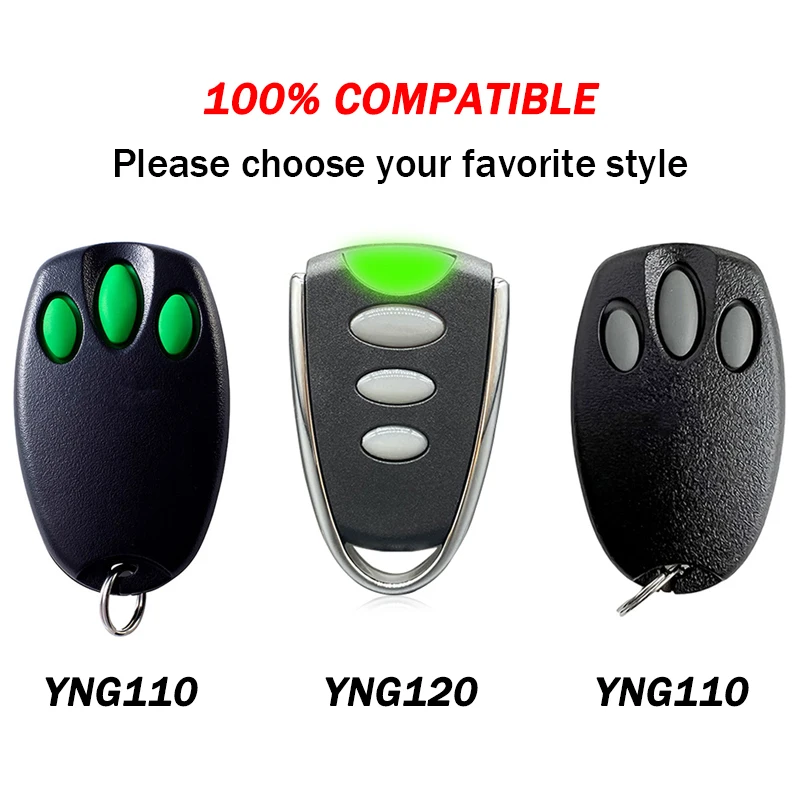 For MERLIN+ C940 C943 C945 CM842 CM844 CM128 Garage Door Opener 433.92MHz Compatible With MERLIN Garage Door Remote Control