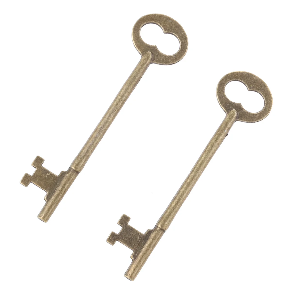 

2 шт. винтажные брелоки-подвески в стиле ретро, бронзовые металлические шармы для изготовления украшений, подвески для рукоделия, скрапбукинга, цепочки для свитера