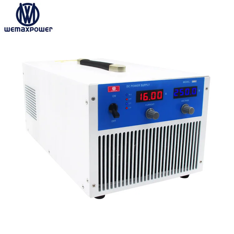 With 0-10Vdc Analog Remote Control 4kw 160V 25A & 200V 20A &250V 16A&320V 12A&400V 10A & 500V 8A Ac Dc Adjustable Power Supply