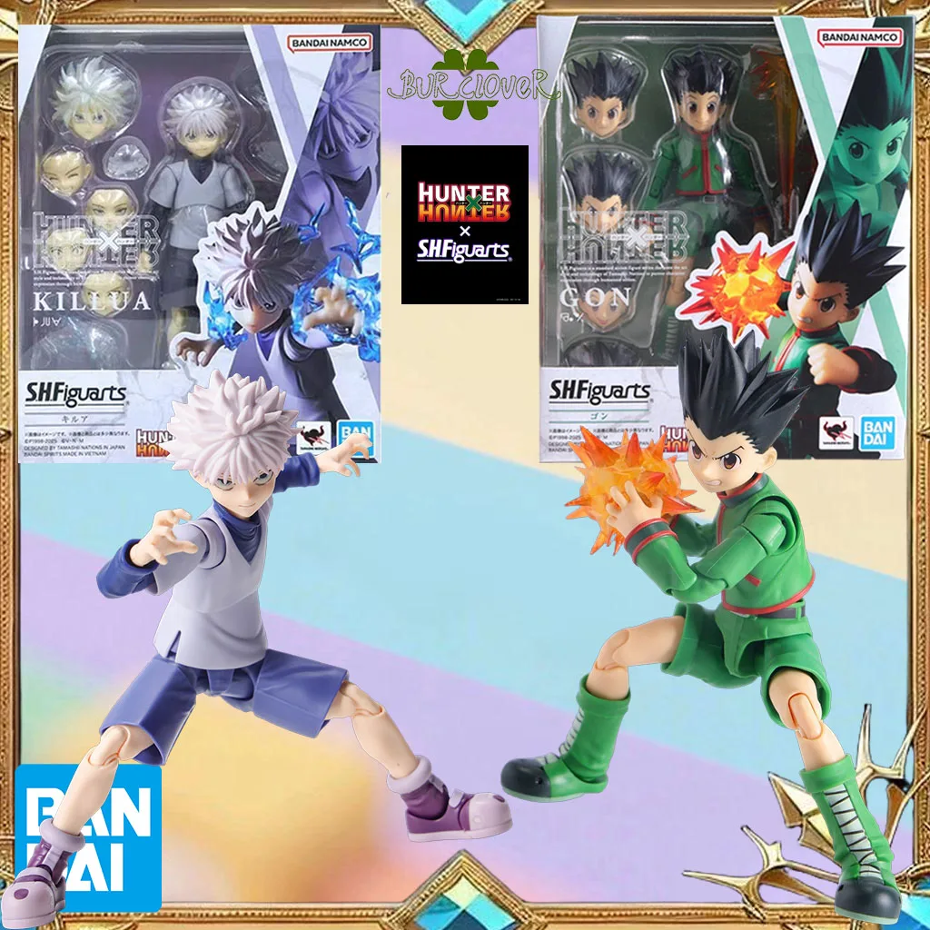 

Original box Bandai SHF Hunter x Hunter QIYA XIAOJIE anime character articulated joint figure model High-quality collectible toy