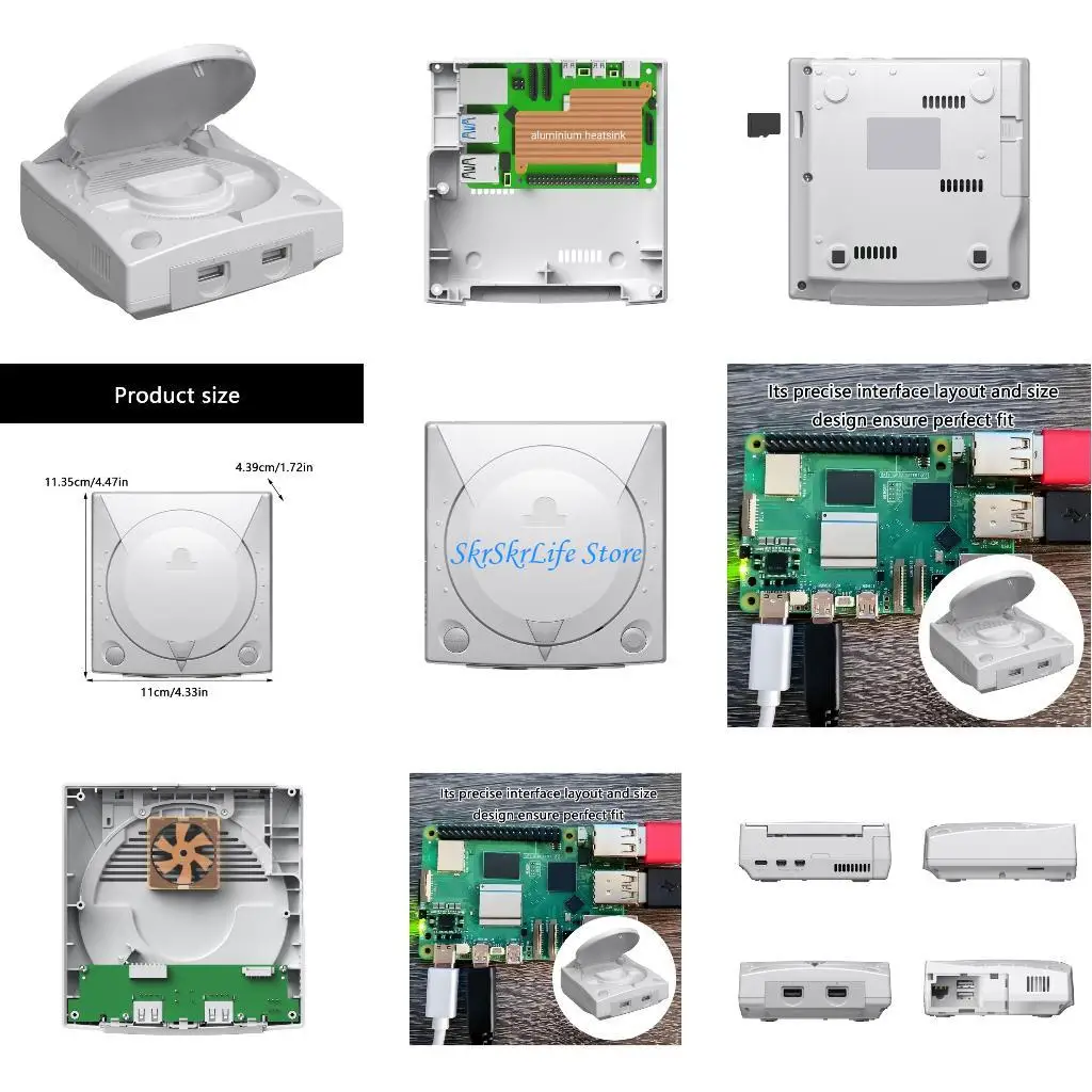 

E65E Advanced Cooling System Dream Case with TF Card Slot USB LAN Ports Quick Installation Dream Case