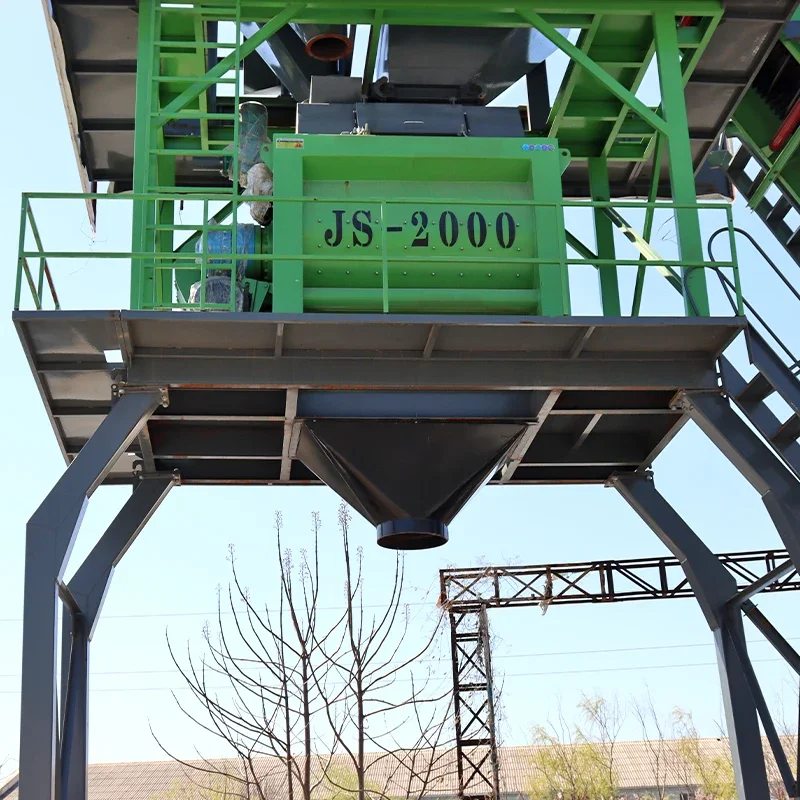 Customized Fully Automatic Concrete Batching Plant 50m³/h, Competitive Price With PLC Control System