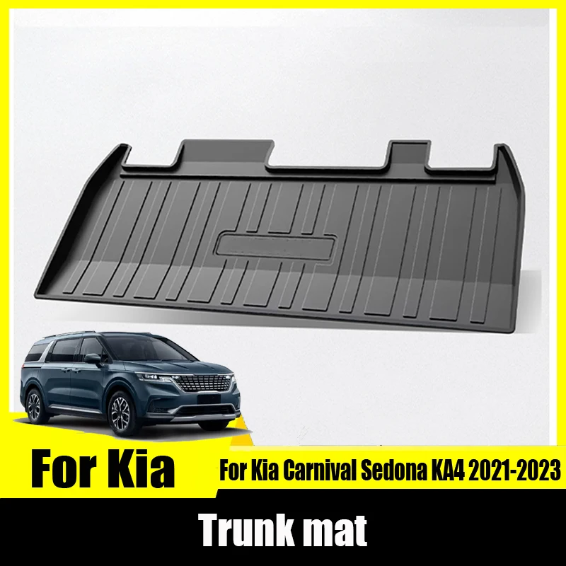 For Kia Carnival Sedona KA4 2021 2022 2023 Car interior trunk protection mat TPE material car interior protection mat