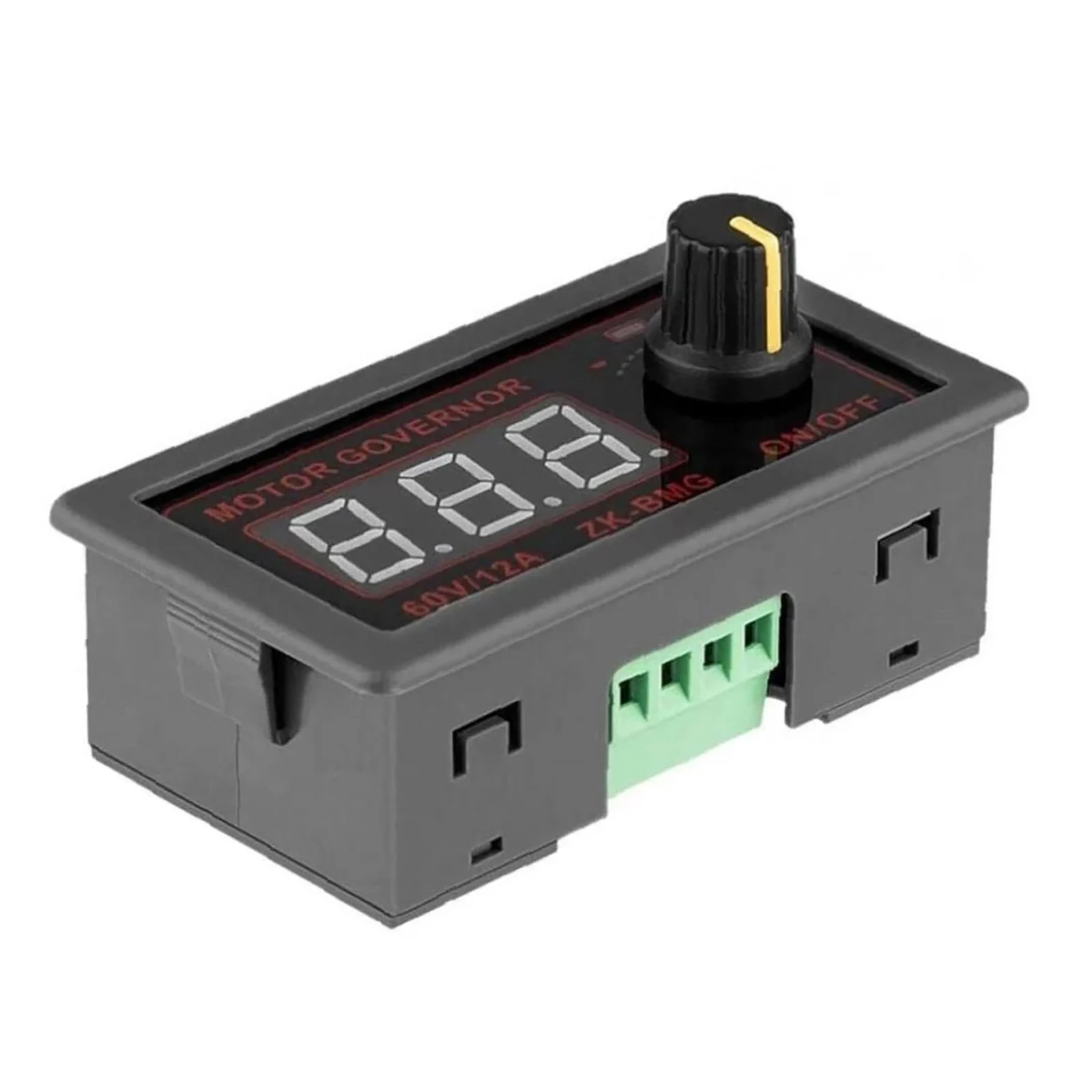 1Pc DC 9V-60V 12A DC Motor Speed Controller PWM Adjustable Speed Regulator Switch Digital Display Encoder Duty Ratio Frequency