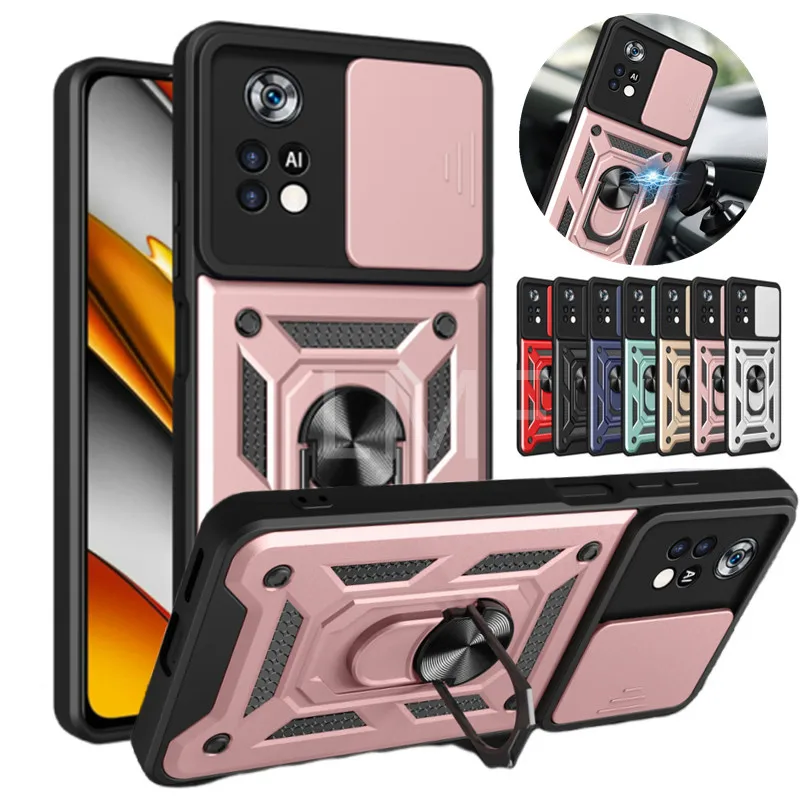 Shockproof Armor Case For Xiaomi Pocophone POCO X4 Pro 5G Car Holder Phone Cover For Mi Poco X4 Pro Camera Lens Protection Funda