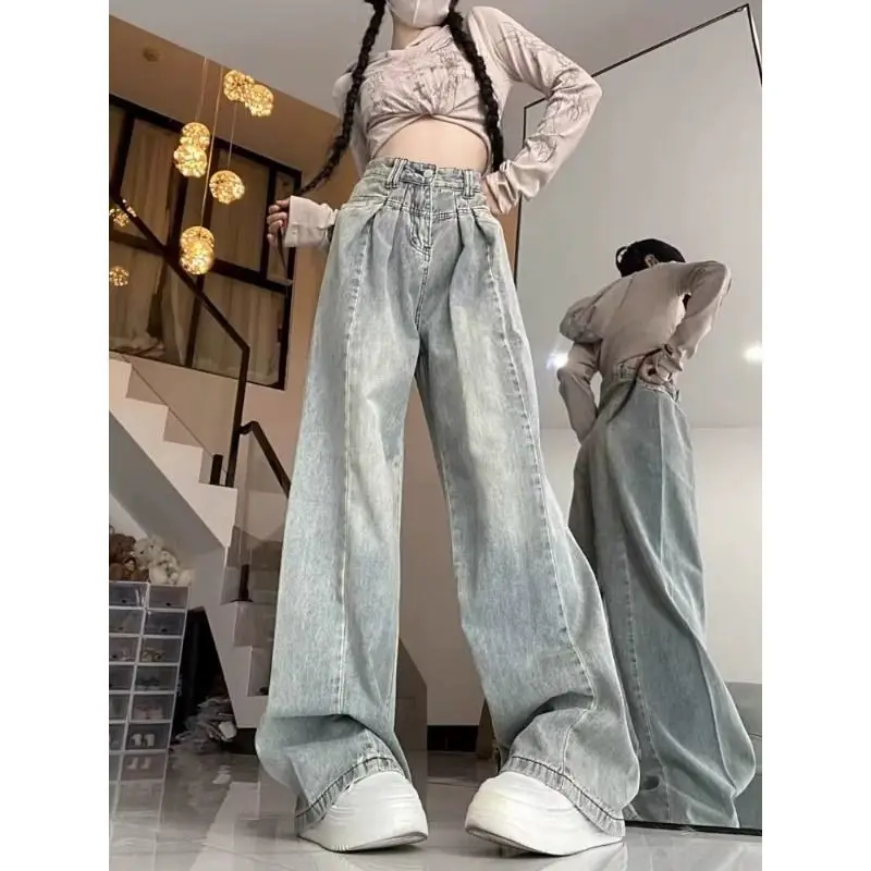 

Джинсы для женщин, отбеленные, нерегулярный дизайн, градиент, разноцветные джинсовые женские модные уникальные художественные крутые художественные богемные джинсы