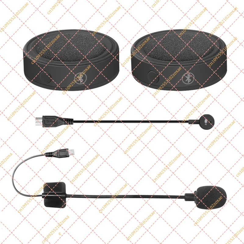 YF Motorcycle Helmet Headset Bluetooth Intercom Noise Reduction Stereo Music Handsfree Earphone Waterproof Universal