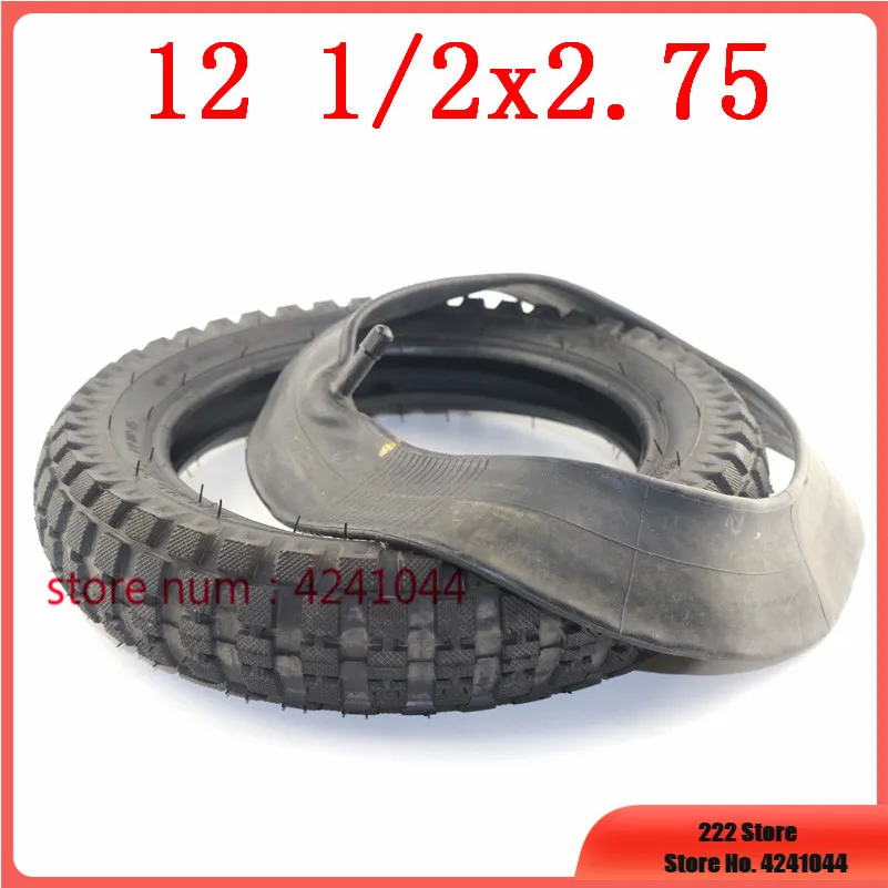 

Free shipping Tire tube 12 1/2 X 2.75 tyres and inner tube fits 49cc Mini Dirt Bike e Scooter 12.5X2.75 tires